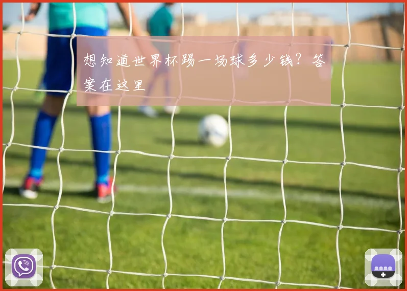 想知道世界杯踢一场球多少钱？答案在这里